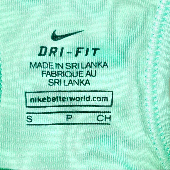 Nike sports bra Pro Classic Drifit sports bra green and purple women Size S - Picture 3 of 4